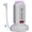 White -USB-A, variant on PD 30W Power Strip, with Surge Protector, RGB Night Light, 15 Outlets Power Tower, 2 Type C and 4 USB Ports, Space Saving, Retractable Extension Cord 6.5ft for (Black)