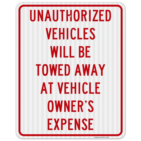 No Parking Sign, Private Property Sign,