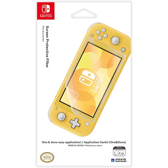 Hori - Clear, Nintendo Switch Lite, LCD Film Guard, Video Game Screen Protector