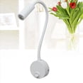 thumbnail image 3 of 2X 3W Wall Mounted Reading Light Flexible Gooseneck LED Sconce Lamp for Bedroom, , Workbench, Studio Reading Lamp, 3 of 5