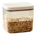 thumbnail image 2 of sunsanly Kitchen Sealed Storage Box Press Type Automatic Sealing Transparent Thick Leakproof Dustproof Moisture-proof Rice Cereal Beads Container Food Storage Case, 2 of 8