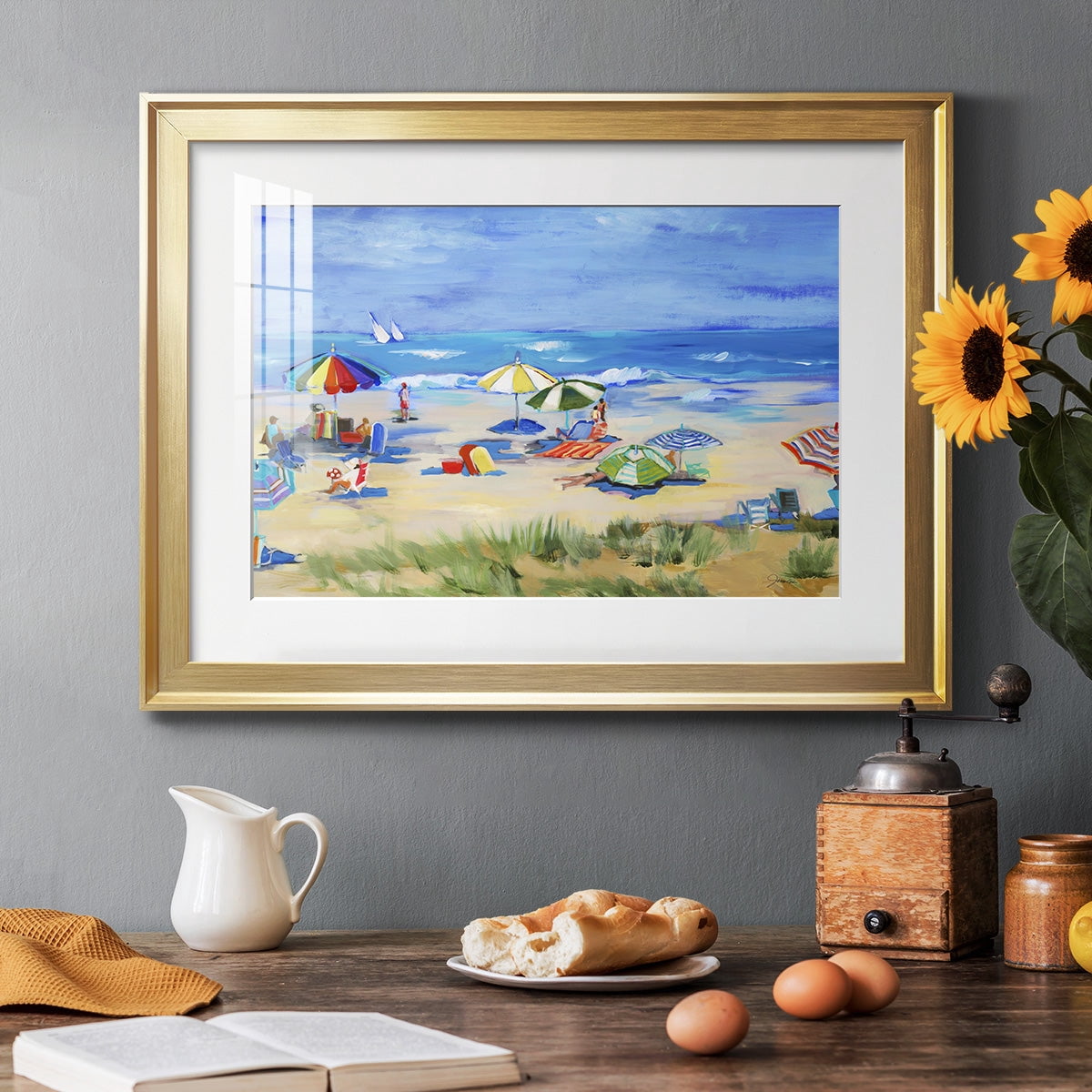 Sunshine State of Mind Premium Framed Print - Ready to Hang