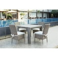 thumbnail image 2 of Padma's Plantation Ralph Wood 39" Square Patio Dining Table in Natural, 2 of 8