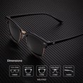 thumbnail image 4 of Polarized Sunglasses for Men and Women Semi-Rimless Frame Driving Sun glasses 100% UV Blocking, 4 of 6