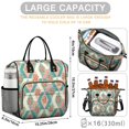 thumbnail image 5 of Pioneer Flower Floral Print Pattern Womens Lunch Box for Work,Insulated Large Lunch Bag,Leakproof Adult Lunch Bag for Work,Beach,Travel,Picnic,Camping, 5 of 6