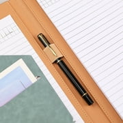 RFUGUG Leather Executive Folder, Multifunctional Business Organizer with Magnetic Closure - Durable Manager Portfolio for Contracts, Documents and Professional Meetings