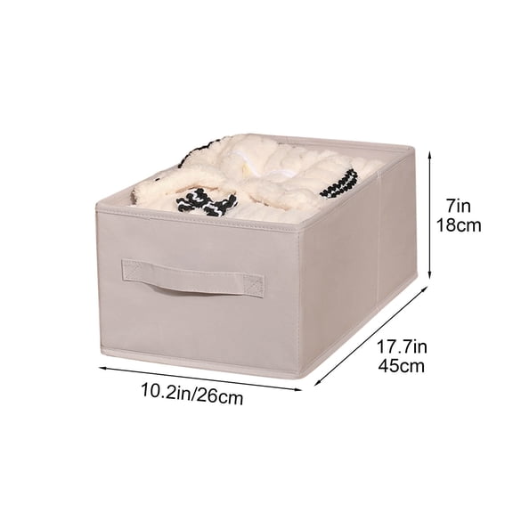 Drawer-Type Foldable Closet Organizer with Multiple Compartments | Fabric Storage Box for Clothes, Pants & Accessories | Space-Saving & Tool-Free Assembly