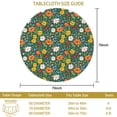 thumbnail image 3 of Pioneer Flower Floral Print Pattern Round Tablecloth 60 X 60 Inch, Wrinkle Resistant Wipeable Table Cloth for Kitchen Dining Picnic Patio Party, 3 of 6