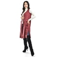 thumbnail image 2 of Chaleco largo tipo gamuza Roman Fashion /Juvenil, 3905 (Vino) vino Unitalla, 2 of 5