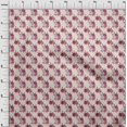 thumbnail image 4 of oneOone Viscose Chiffon Peach Fabric Floral Sewing Craft Projects Fabric Prints By Yard 42 Inch Wide, 4 of 4