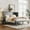 Gray, variant on Harper & Bright Designs Queen Size Modern Metal Murphy Bed with Storage, Gray