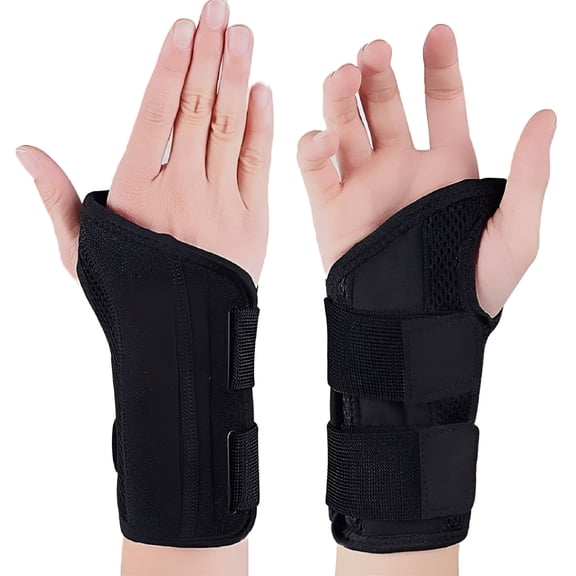 FACEGA Wrist Brace Carpal Tunnel Right Left Hand for Men Women,Night Wrist Sleep Supports Splints Arm Stabilizer with Compression Sleeve Adjustable Straps,for Tendonitis Arthritis Pain Relief