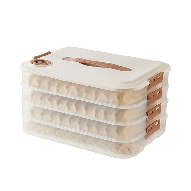 Billuyoard Caja de congelación Caja de mantenimiento fresco de congelación rápida sin olores Conexión de hebilla apretada apilable de Cocina y Comedor