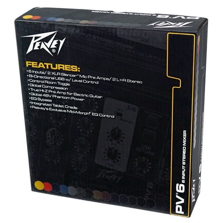 Podcasting Podcast Recording Bundle w/Peavey Mixer+(2) Headphones+(2) Mic+Stands