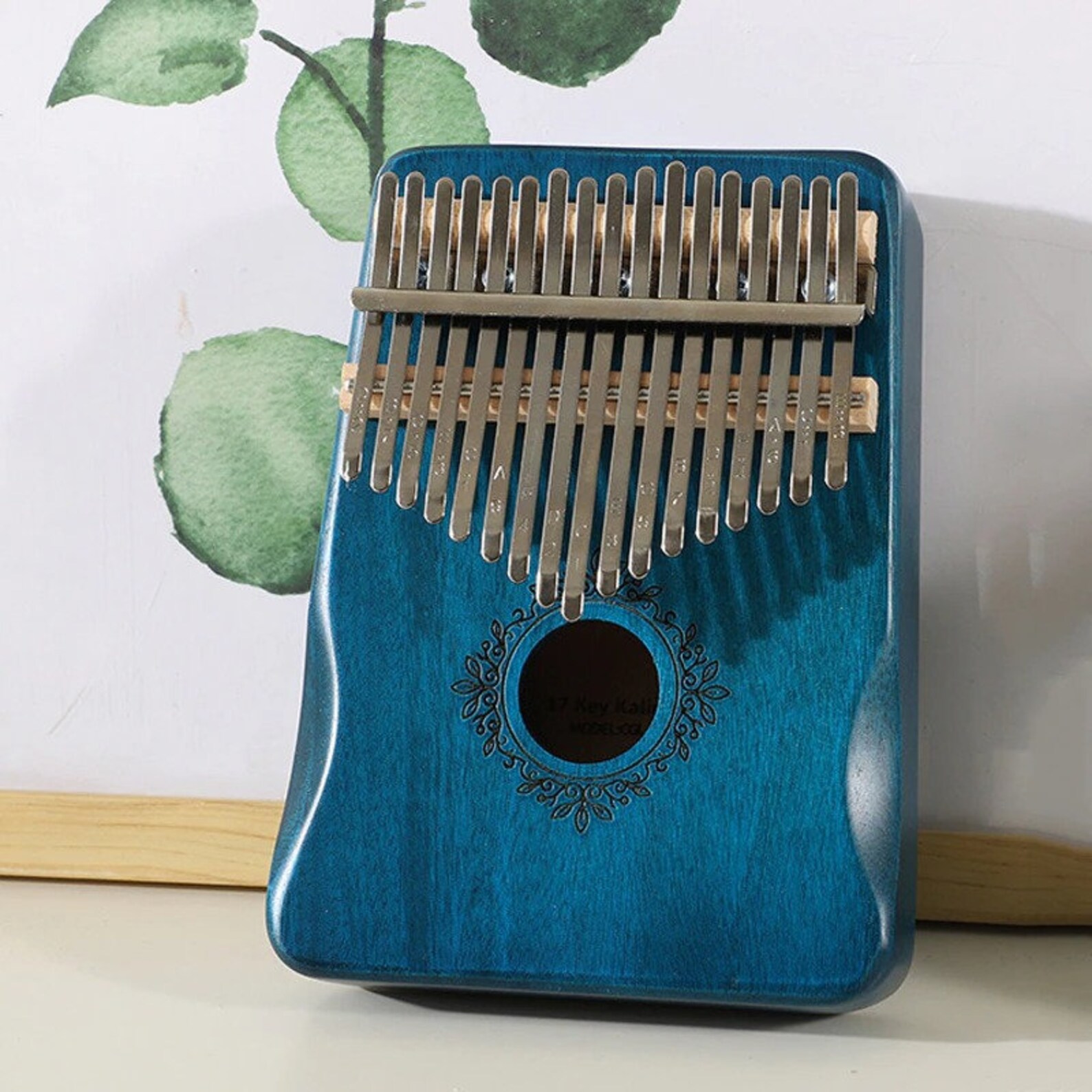 Podn 17 Key Kalimba Thumb Piano + Instructions