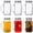 Clear, variant on 6 Pcs 24 oz Mason Jar Cups with Handle and Lids Large Mason Jar Drinking Glasses Iced Coffee Cup with Lids and Handles Glass Mugs for Party Beverages Coffee Bar Accessories Gifts (Clear)