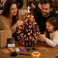 thumbnail image 4 of DIY Beaded Christmas Tree Kit, 3D Crystal Craft Set for Adults with Colorful Beads and Wire, Tabletop Holiday Decoration, Relaxing Beading Project, Christmas Gift for Family, 4 of 7