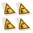 thumbnail image 1 of BESTYASH 4Ud Pegatinas De Advertencia Triangular PVC Para Evitar Golpes En En Áreas De, 1 of 8