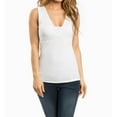 thumbnail image 5 of Ohufall Nursing Tank Tops for Women Summer Solid Casual Sleeveless Maternity Shirts for Breastfeeding Women V-Neck Pregnancy Tanks, 5 of 8
