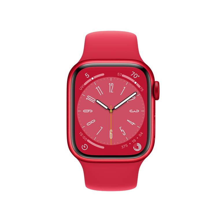 Best Buy: Apple Watch Series 8 (GPS) 41mm Aluminum Case with (PRODUCT)RED  Sport Band M/L (PRODUCT)RED MNUH3LL/A