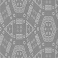 thumbnail image 1 of Ahgly Company Machine Washable Indoor Square Transitional Gray Cloud Gray Area Rugs, 7' Square, 1 of 7