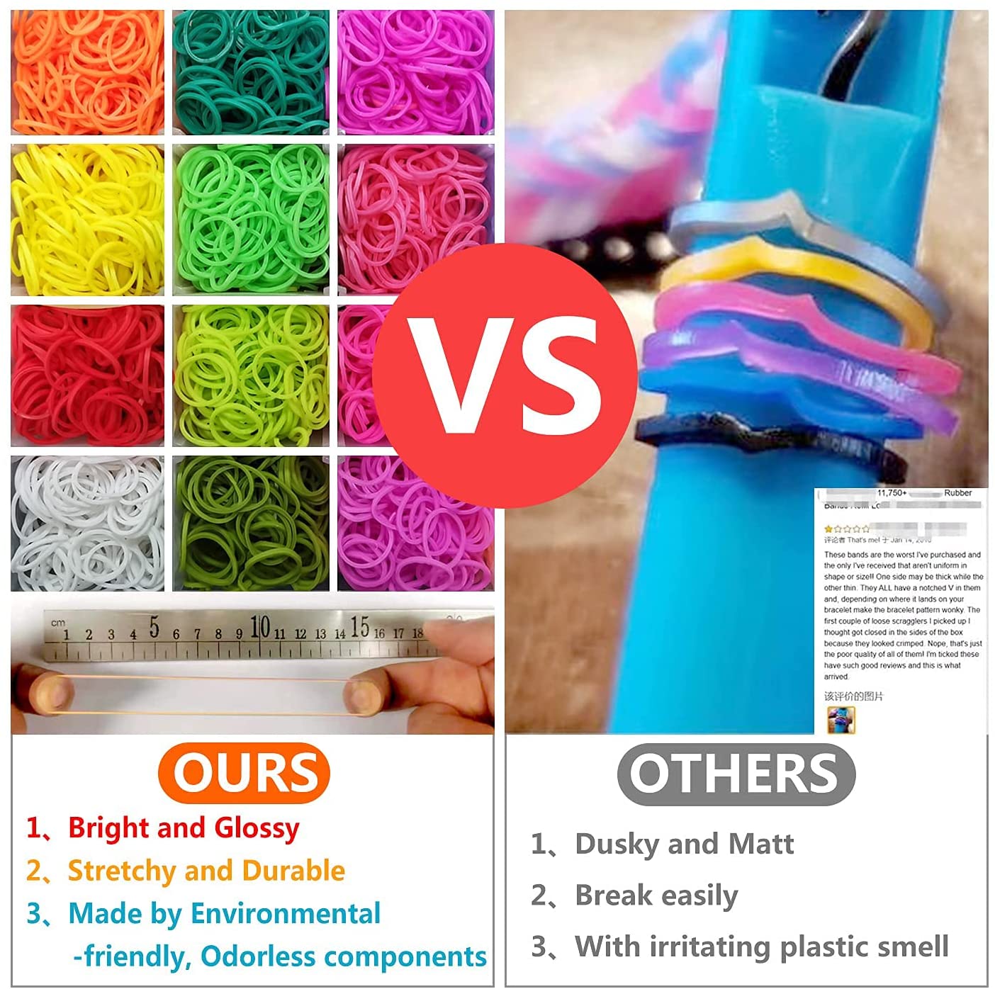 CandWuom Rainbow Band Loom Bracelet Making Kit photo 6