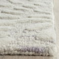 thumbnail image 3 of Safavieh Bella Collection BEL129A Handmade Silver and Ivory Premium Wool Area Rug (6' x 9'), 3 of 3