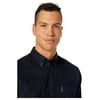 Ben Sherman Long Sleeve Geo Print Cord Shirt Ink