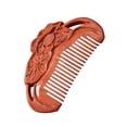 thumbnail image 3 of Moyic Peine de madera, antiestático, portátil, para peinar el cabello, cabeza de peluquería, masaje de la piel, circulación sanguínea, viajes Suministros de limpieza para el hogar 16x5.5x1.2cm Moyic HA062806-02, 3 of 6