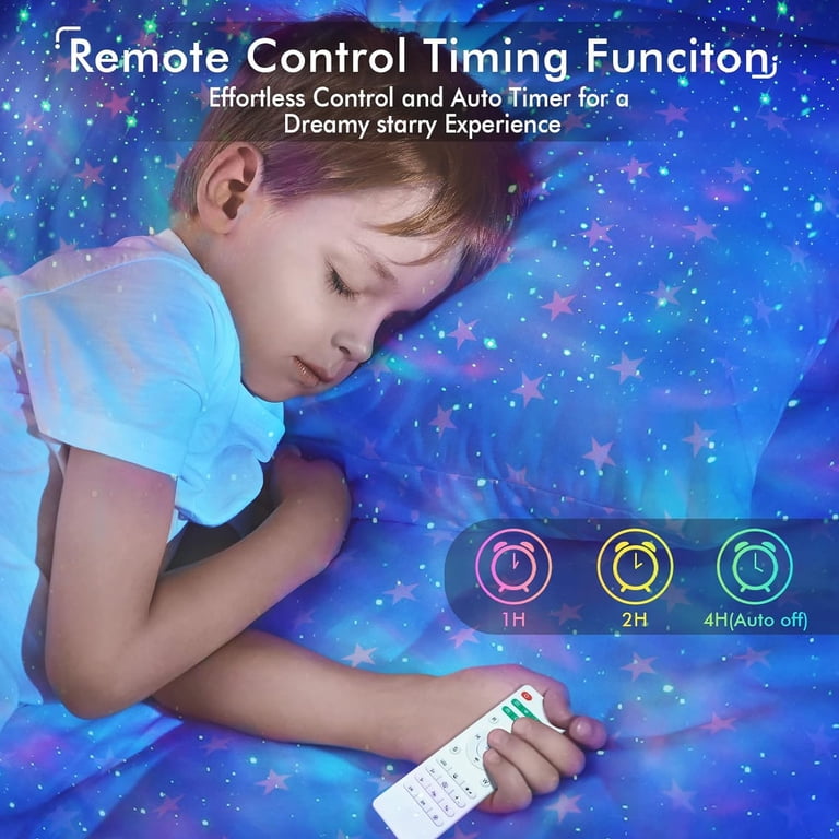 SUMKEA Star Projector - Nebulae Light & White Noise Machine
