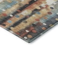 thumbnail image 3 of Addison Rugs Mayfield Premium Machine Washable Transitional Geometric Teal Rectangle Rug, 5' x 7'6", 3 of 6