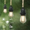 thumbnail image 3 of ArcoMead 16.6ft Farmhouse Weatherproof Hanging Pendant Light Kit with Twisted Hemp Rope, E26 Outdoor Ceiling Lighting Cord Fixture for Industrial DIY Projects Office Bar Backyard Balcony Party, 3 of 6