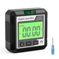 thumbnail image 1 of Digital Angle Finder Level - Precision Inclinometer with Lcd Display for Construction, Carpentry & Diy Measurement (Magnetic Base) | Digital Level, Cxui Digital Level with Slope Percentage Black, 1 of 9