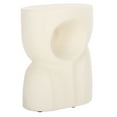 thumbnail image 6 of Safavieh Abbi Modern Magnesium Oxide Oval End Table, White, 6 of 7