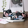 thumbnail image 1 of Kuromi zapatos para niños dibujos animados lindo 2025 zapatos de lona de alta calidad estudiante de padres e hijos princesa niños de mediana edad niñas de escuela primaria, 1 of 4