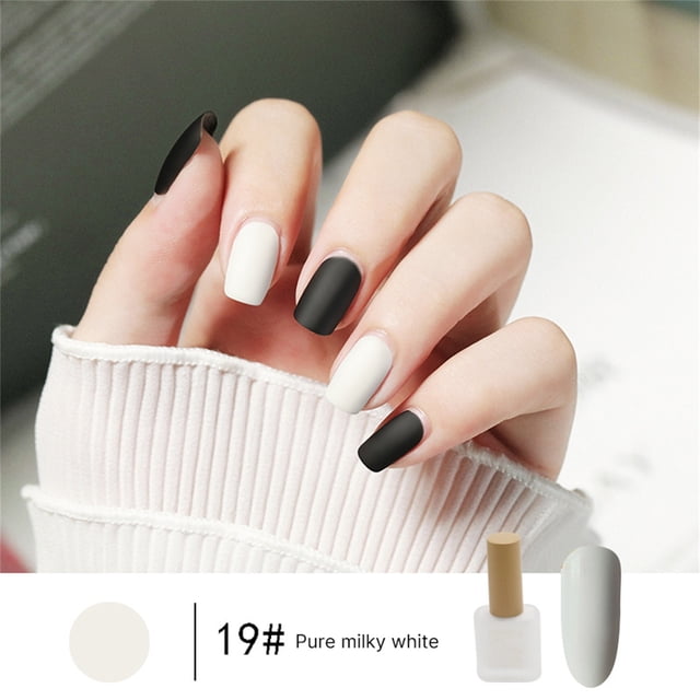 Esmalte de uñas mate Esmalte de uñas mate de secado rápido y blanqueador sin horno de larga duración
