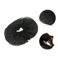 thumbnail image 3 of Unique Bargains 1 Pc Solid Double Layer Scrunchies for Home Black, 3 of 5