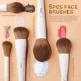 thumbnail image 3 of Jessup Makeup Brushes 14Pcs Makeup Brush Set Premium Synthetic Light Gray T329, 3 of 8