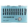 Yucurem 10 Band Electric Bass Guitar Pedal True Bypass Eq Equalizer Guitar Effects Pedal Guitar Essential (A)