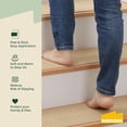thumbnail image 6 of MBIGM Stair Treads for Wooden Steps, Non Slip Indoor Polyester Step Cover Striped Beige, 28 Pack, 6 of 8