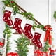 thumbnail image 4 of Medias Navideñas para Mascotas con Estampado de Pata Bordado En Rojo y Verde, Copos de Nieve, para Perros y Gatos | Decoración Festiva Duradera de Tela | Soporte para Golosinas para Colgar En La Chim, 4 of 6