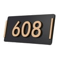 thumbnail image 2 of Dualoai Address Plaque Rectangle Sturdy House Address Plate for House Street Outdoor Style B, 2 of 9