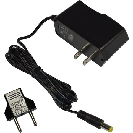 

HQRP 9V AC Adapter for Digital Innovations SkipDr GameDr DvdDr Deluxe Premier PhotoDr DataDr Disc Repair System Power Supply Cord Adaptor UC1000-9 + Euro Plug Adapter