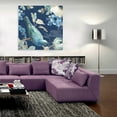 thumbnail image 6 of Epic Art 'Indigold XXIV' by Lisa Audit, Acrylic Glass Wall Art, 36"x36", 6 of 7