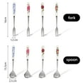thumbnail image 4 of Maytalsory 8pcs Tea Spoon Fork Set For Every Occasion Versatile And Stylish Safe To Set 1Set, 4 of 6