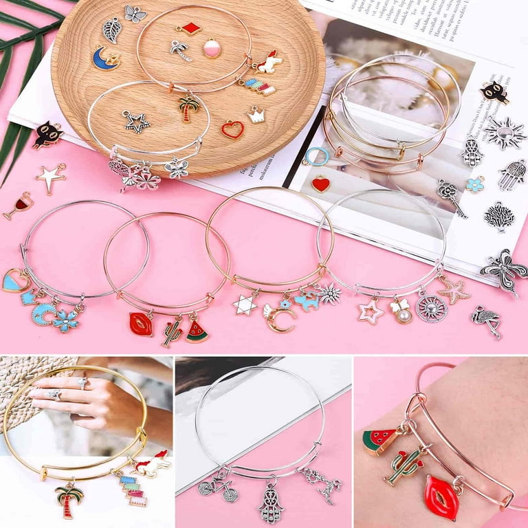 Bracelet Making Kit, Girl Cute Bracelet Necklace Jewelry Making Kit