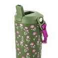 thumbnail image 2 of Jacey Duprie x TAL Hudson 24oz Stainless Steel Water Bottle with Paracord Handle, Jardin, 2 of 7
