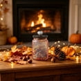 thumbnail image 2 of Colored Vintage Glass Jar,Embossed Kitchen Canister with Pumpkin Knob Lid for Sugar,Coffee,Candy,Grain Storage,Textured Glass Airtight Food Storage Container,Pink, 2 of 7