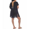 thumbnail image 3 of Raviya BLACK Plus Size Crochet-Trim Swim Cover-up, US 2X, 3 of 3