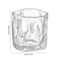 thumbnail image 2 of Qholemyo 170ml Twisted Shaped Glass Cup - Colorful Whiskey Glass, Thickened Twisted Beer Glass, Novelty Personality Beer Cup For Daily Drinking, 2 of 5